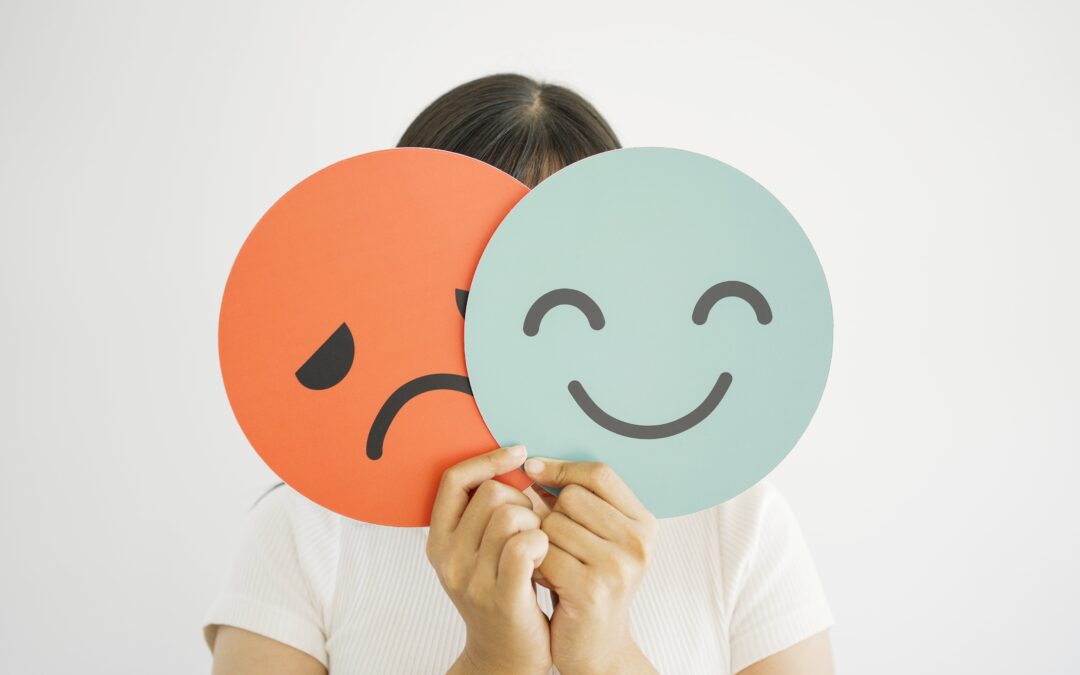 woman on frequent mood swings